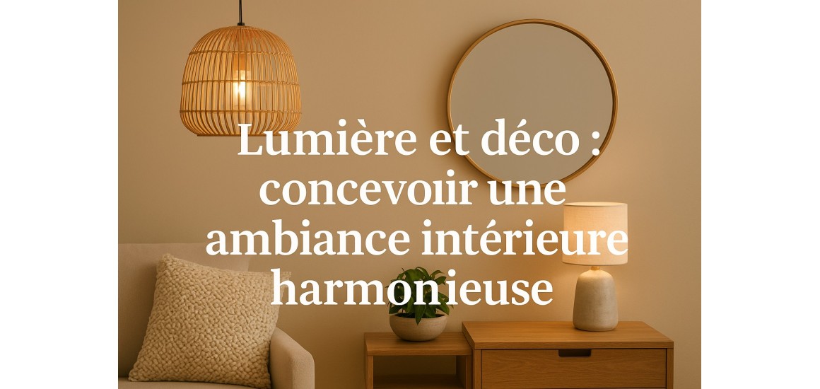 Lumière et déco : concevoir une ambiance intérieure harmonieuse